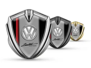 VW Emblema Silicona Insignia Duradero De Lujo Tacto